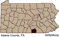 Adams county map