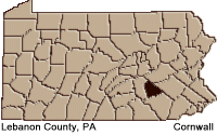 Lebanon County Map