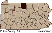 Potter County Map