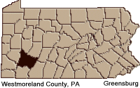 Westmoreland county map
