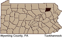 Wyoming County Location