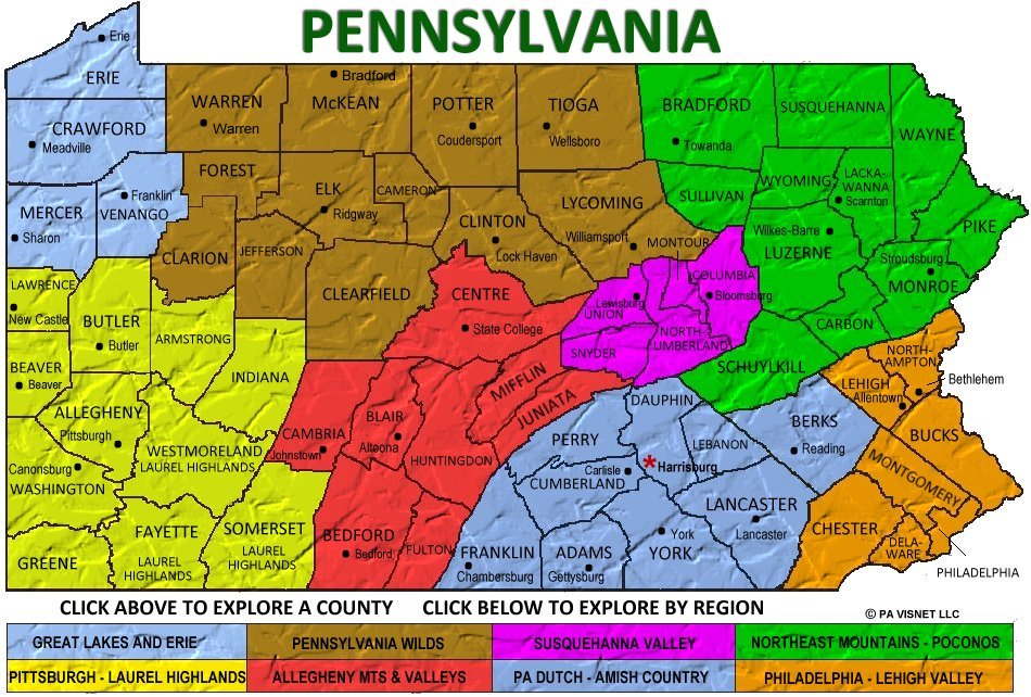 Pa State Zip Code Map - United States Map